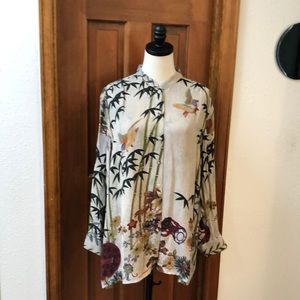 Citron blouse🌹🌹🌹1X silk